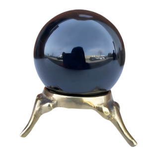 Black Tourmaline Sphere Approx. 200g Display Stand is not Included