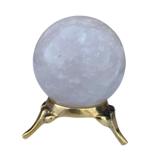 Clear Quartz Sphere Approx. 200g Display Stand is not Included