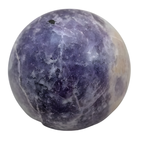 Lepidolite Sphere Approx. 200g Display Stand is not Included